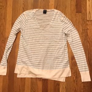 GAP light blue striped sweater worn once